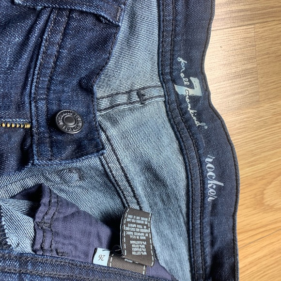 7 For All Mankind Rocket Jeans Size 26 - Picture 4 of 8